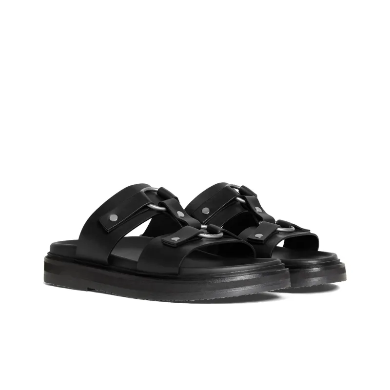 CELINE Slide Slippers Men's Black-2