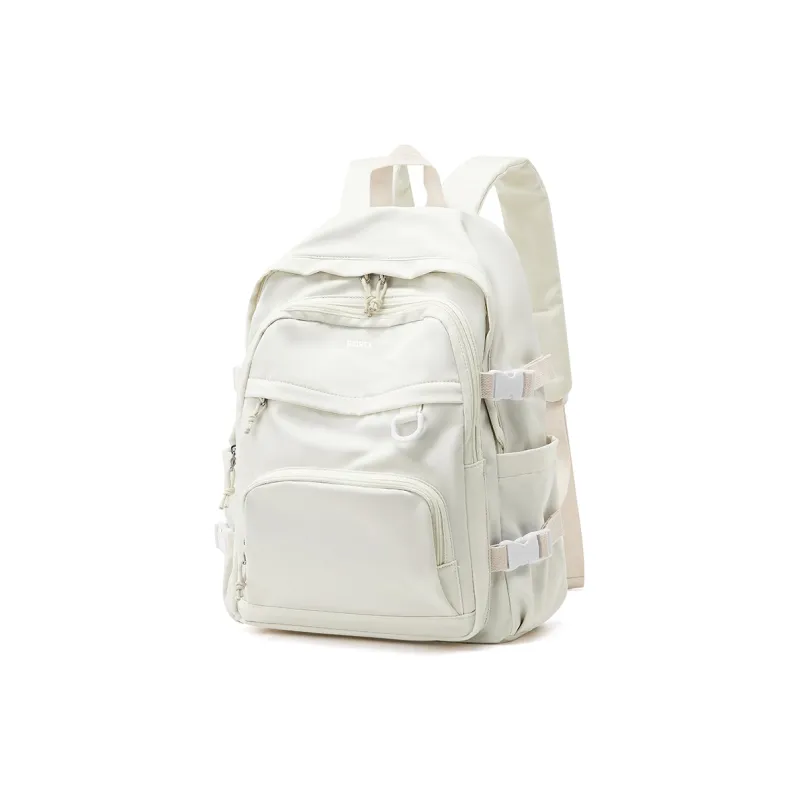 RIOREX Fabric Backpack Regular Unisex Black/White/Dark Blue/Milk Blue/Pink Purple/Light Green-7