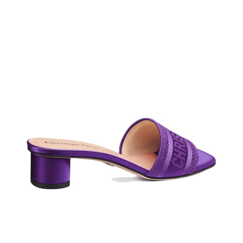 DIOR Dway Slide Slippers Women's Purple-4