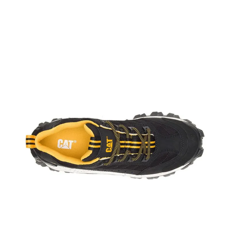 CAT Intruder Anti Slip Wear Resistant Low Top Outdoor Shoes Unisex Black White-2
