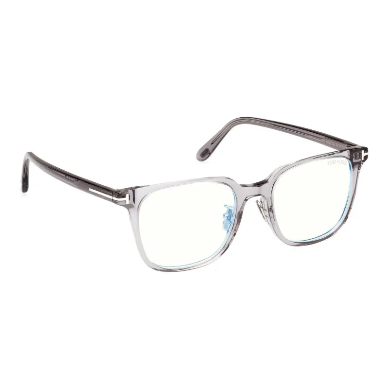 TOM FORD Plate Frame Rectangular Eyeglass Frames Unisex Gray-2