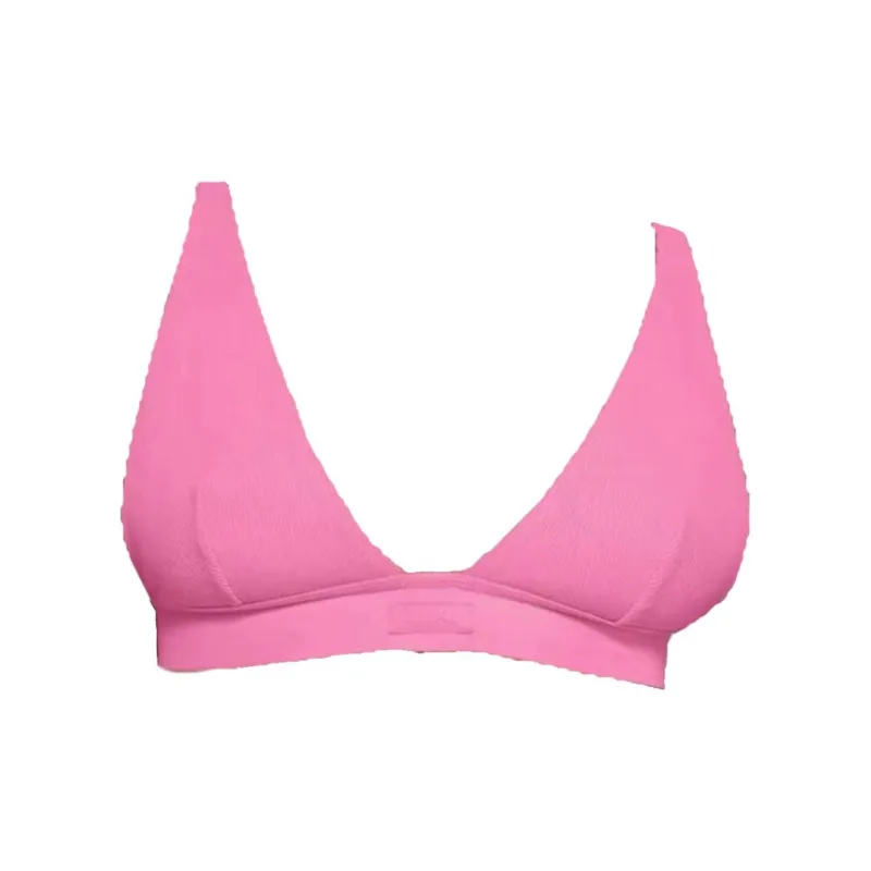 SKIMS COTTON RIB PLUNGE BRALETTE Bra Women's-0
