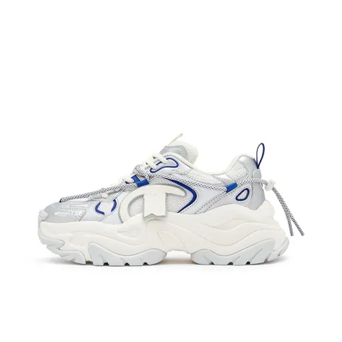 Champion Thousand-Layer Y2K Shoes Low-Top Chunky Sneakers Men's Silver
