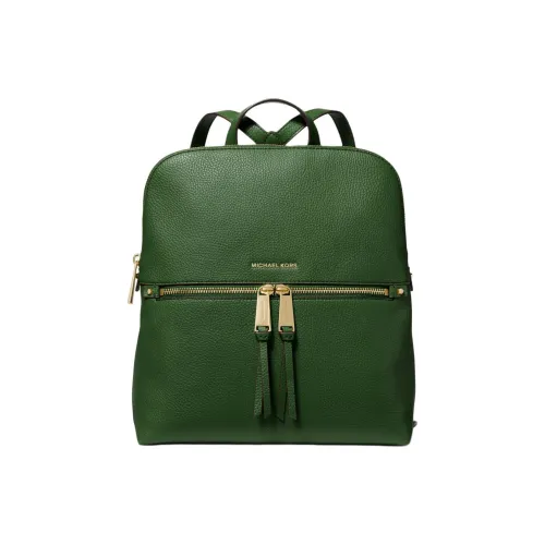 MICHAEL KORS Polyurethane Backpack Medium Size Women's Amazon Green