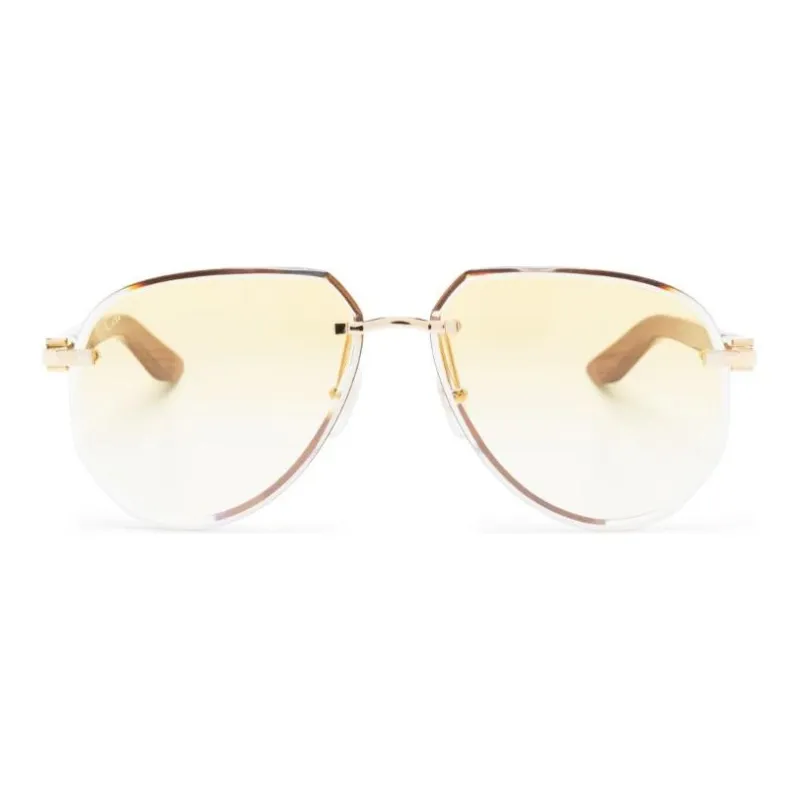 Cartier C Decor Pilot frame Sunglasses-1