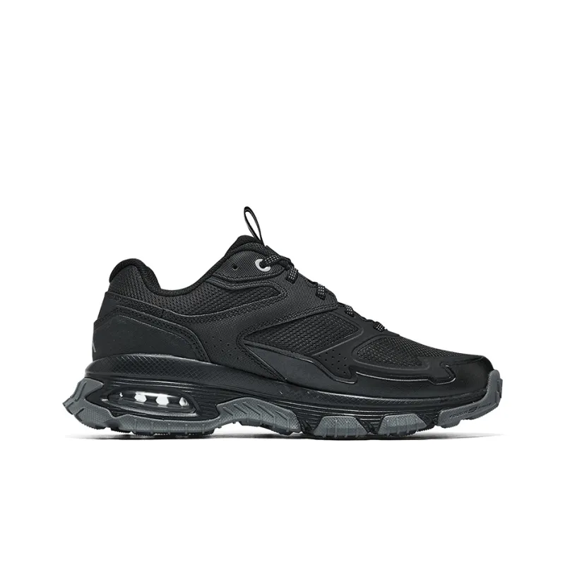 Skechers Cushioned Slip Resistant Lightweight Low Top Casual Shoes Men's Black-1
