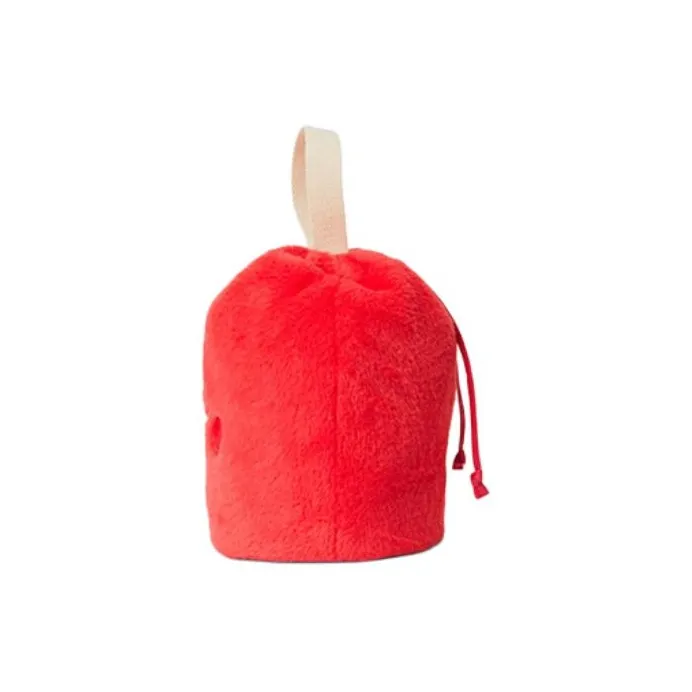 LINE FRIENDS BT21 Polyester Bucket Bag, Handbag, Shoulder Bag, Crossbody Bag Women's Red-4