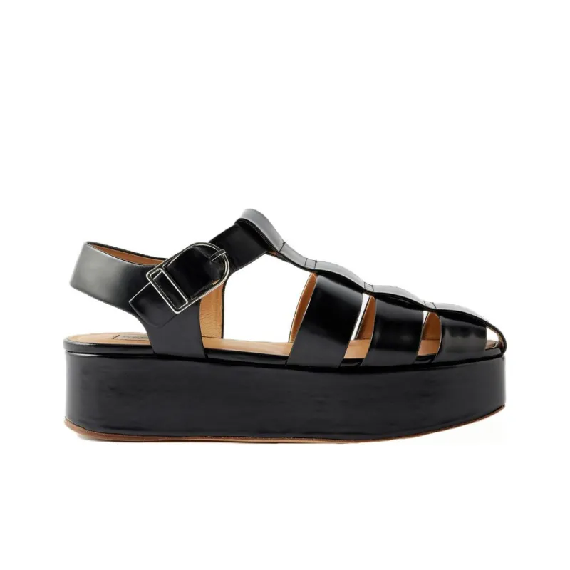 GABRIELA HEARST Roman Sandals Women's Black-1
