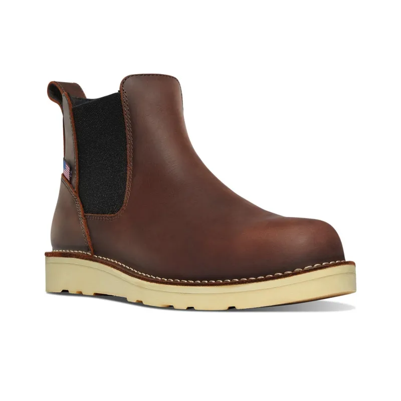 Danner Bull Run Crew Chelsea Boots Men's Brown-2