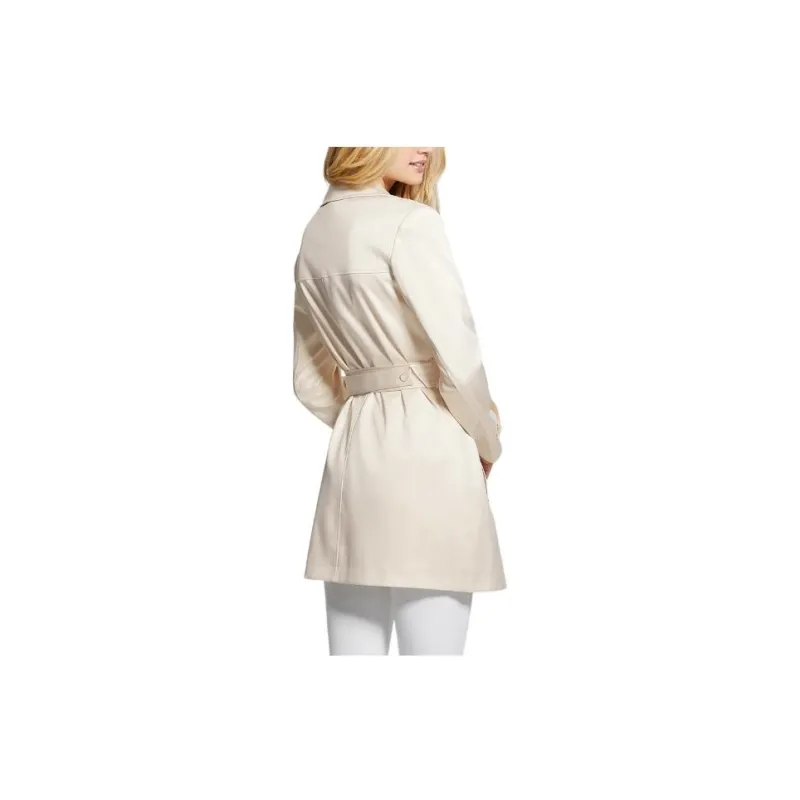 GUESS Trench Coat Women's Vanilla Blush-1