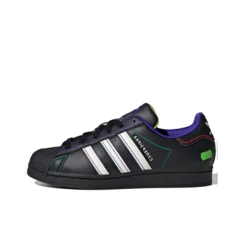 Adidas Originals Superstar X Kseniaschnaider 'Black Night Flash Green' Women's