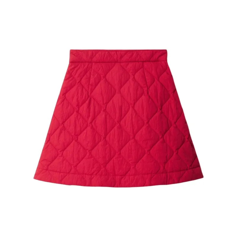 Burberry Casual Short Skirts Women's Red-1