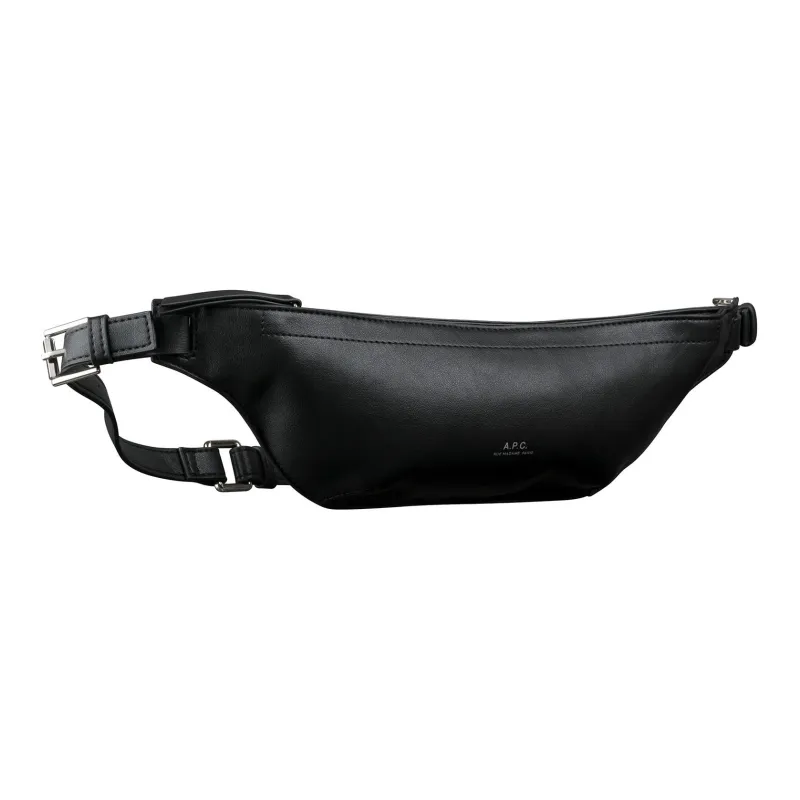 A.P.C Logo Printed Zipped Belt Bag-1