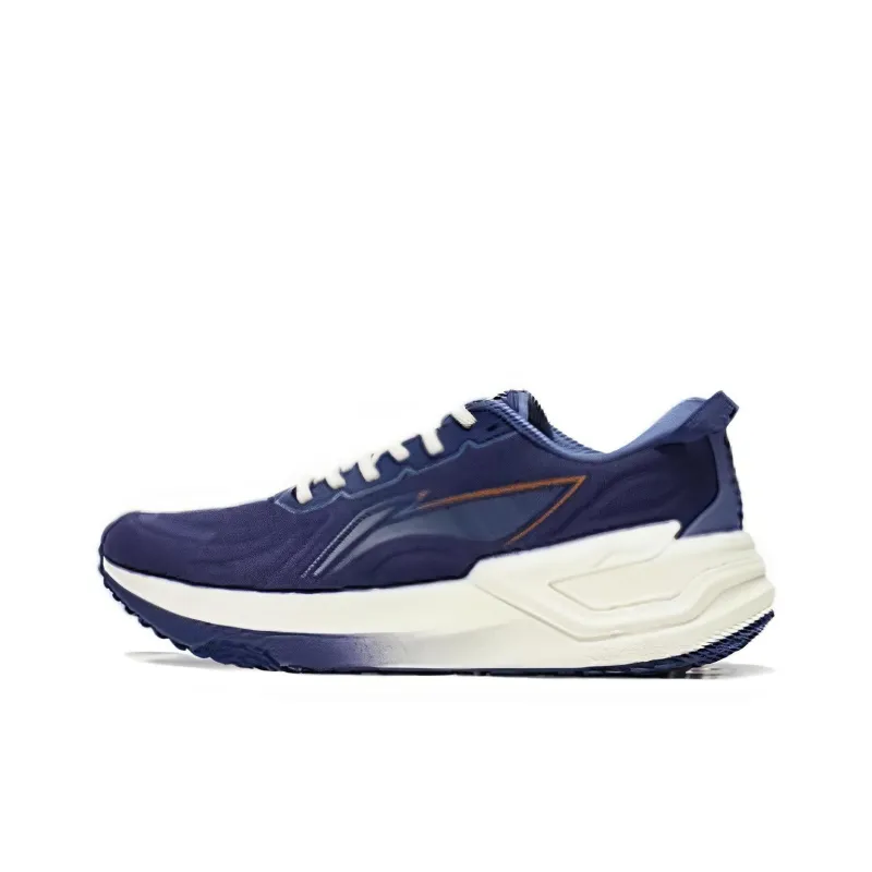 LiNing YueYing 3.0 Anti Slip Wear Resistant Low Top Running Shoes Men's Blue-0