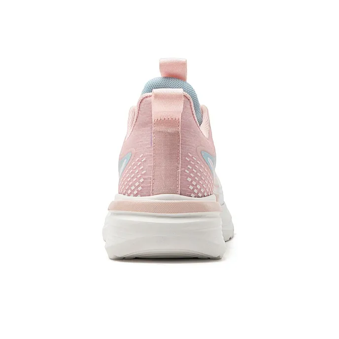 Warrior Breathable Low Top Running Shoes Women's White Pink Moon-3