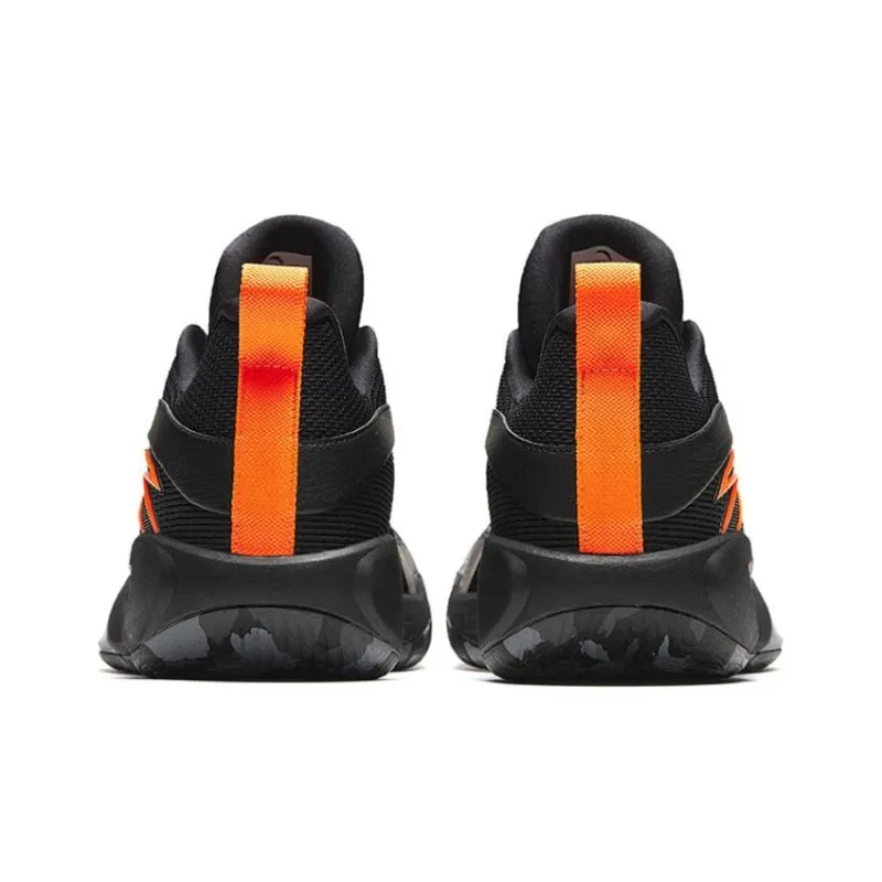 Anta Windhole 4 Wear Resistant Low Top Basketball Shoes Men's Black-3