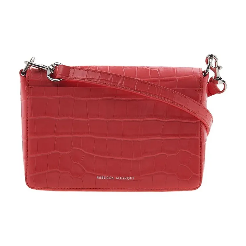 REBECCA MINKOFF Cow Leather Portable Crossbody Bag Shoulder Bag Women's Red-2