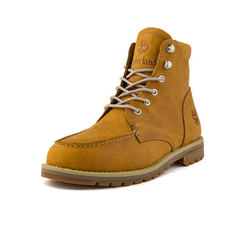 Timberland Redwood Falls Waterproof Moc Toe Wide Fit Boot 'Wheat Full Grain'-2