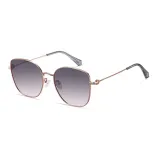 Rose Gold-Plated with Light Blue Gray Top and Light Pink Bottom Tea