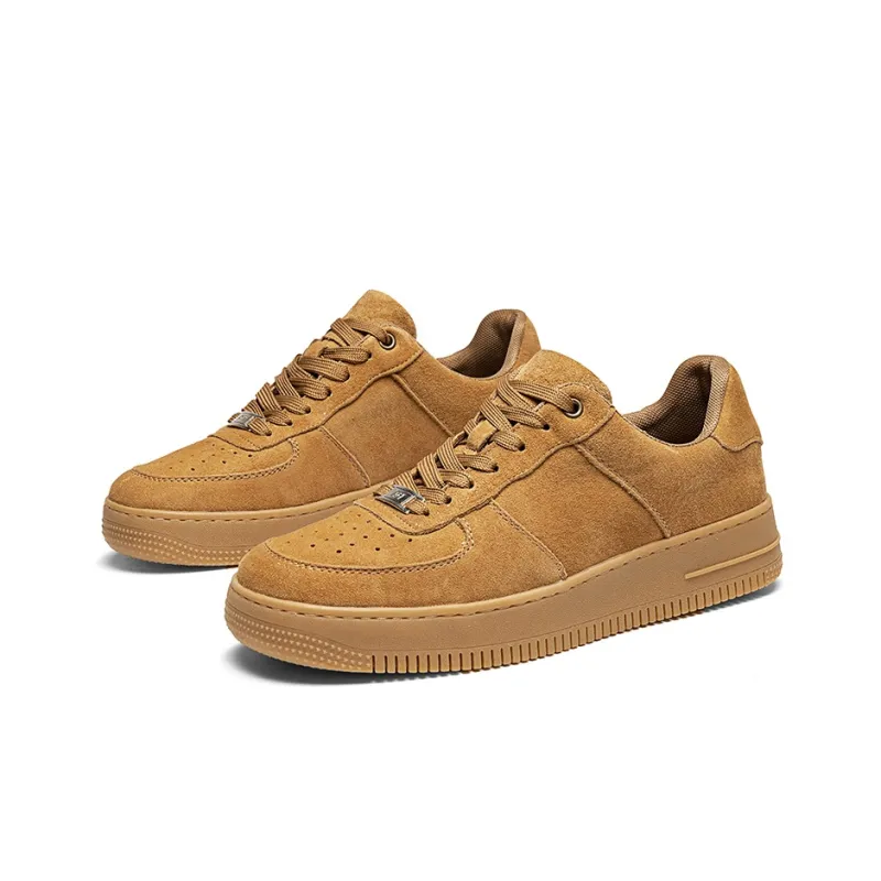 12345 Low Top Skateboard Shoes Men's Yellow-2