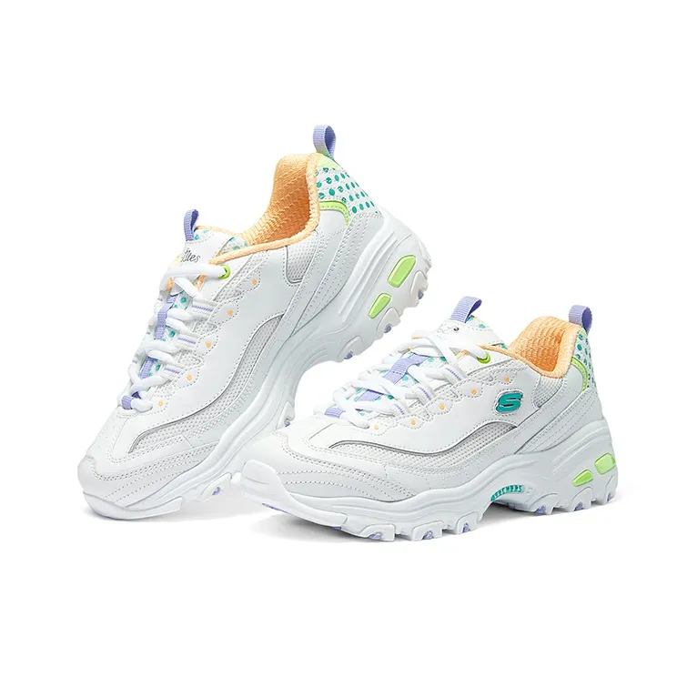 Skechers D'LITES 1.0 Anti Slip And Wear Resistant Breathable Low Top Casual Shoes-3