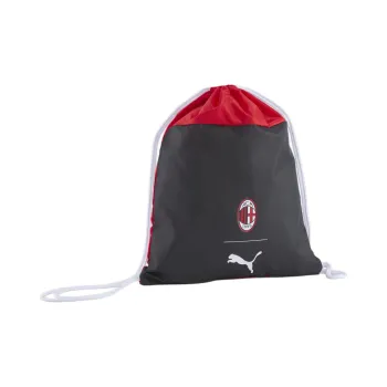 PUMA Nylon Backpack Gym Bag Small Size Men's Black & Red