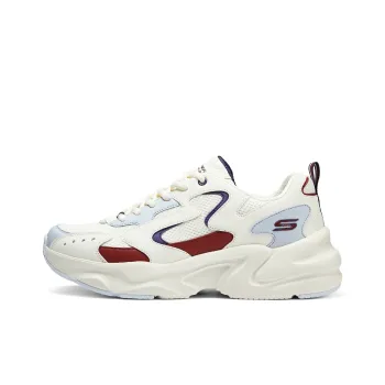 Skechers Wear resistant And Lightweight Low Top Casual Shoes Men's White