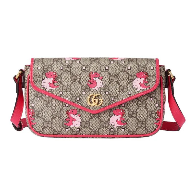 GUCCI Canvas Leather Binding Crossbody Bag, Shoulder Bag Women's-0
