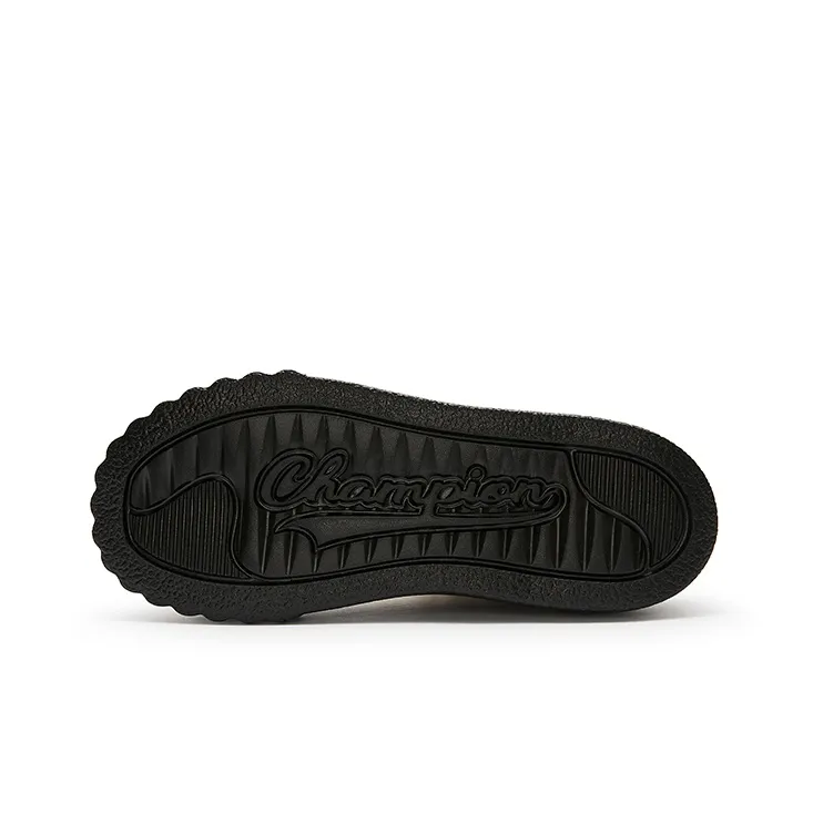 Champion Pompadour Shoes Champ Creeper 1 Low Top Skateboard Shoes Women's Black White-4