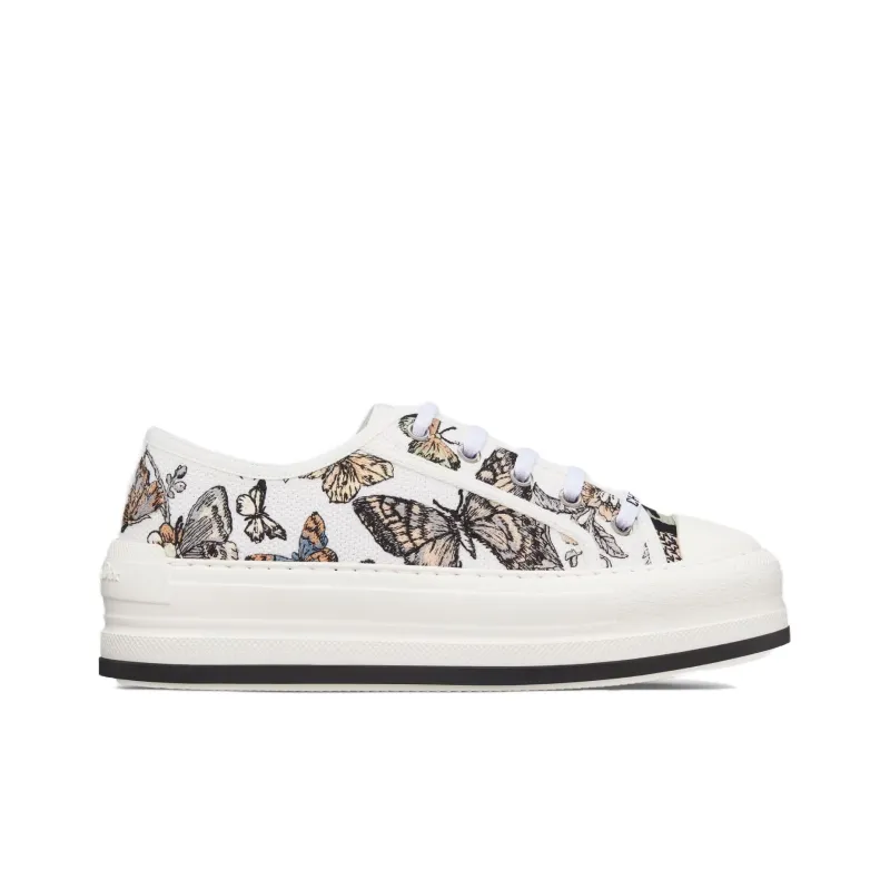 DIOR B23 Low Top Skateboard Shoes Women's White-1