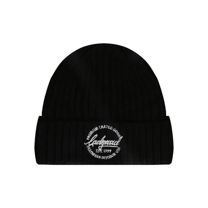 Lackpard Wool Knitted Fabric Beanie Men's-0