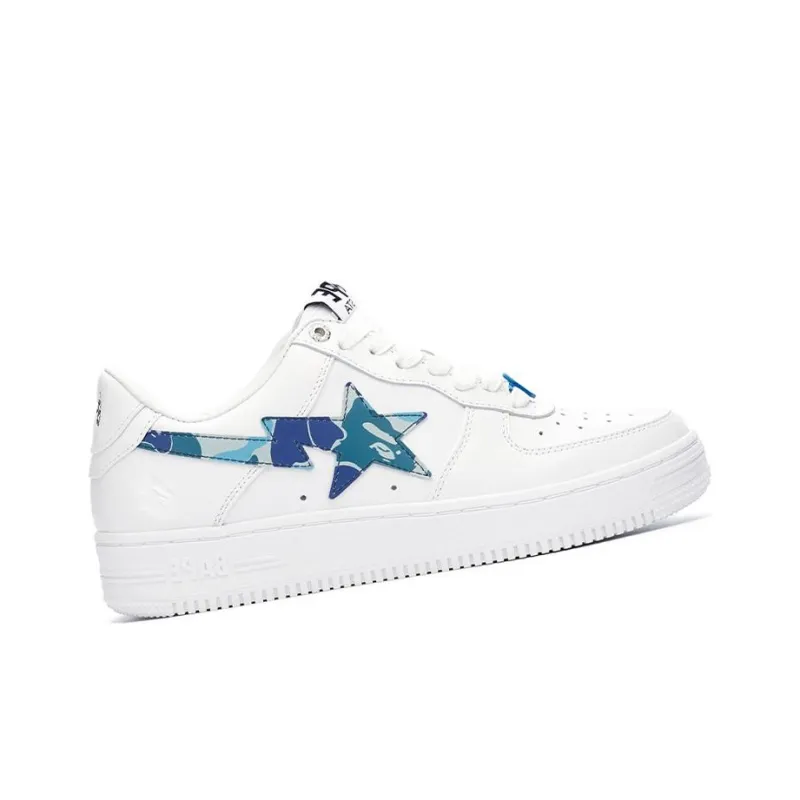 BAPE A BATHING APE Bape Sta Low KAWS White Blue Camo-1