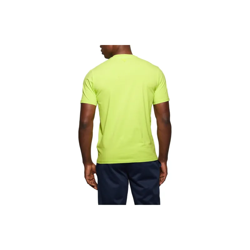 GUESS Eco Alphy Tee T-Shirt Men's Yellow Green-1