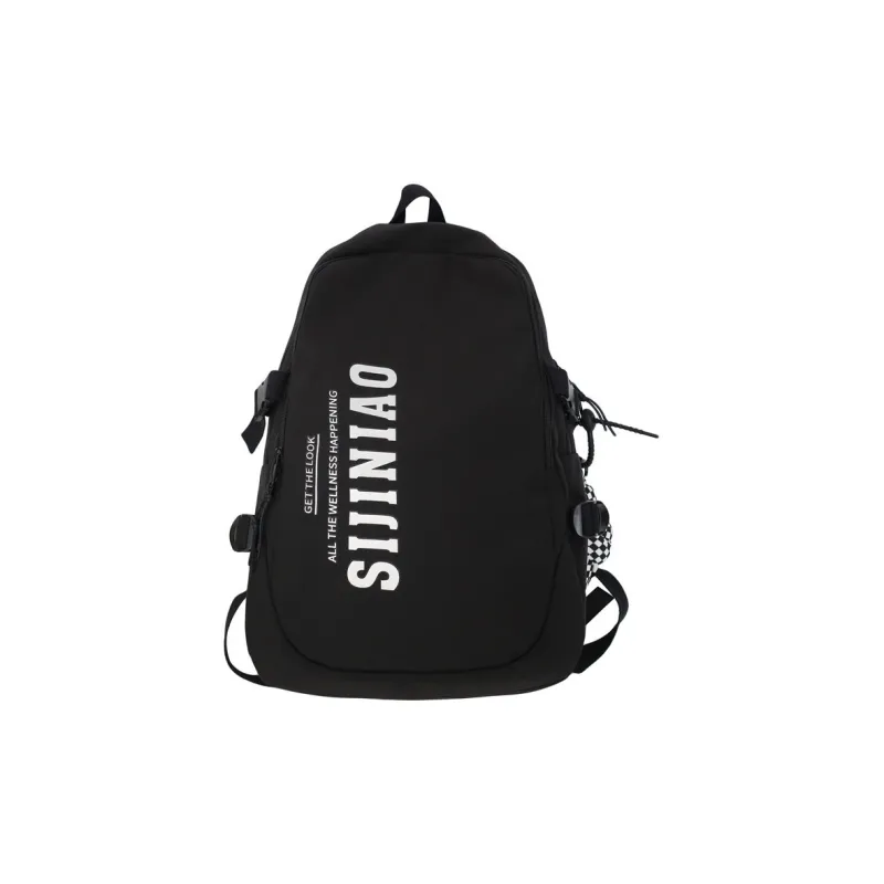 LEXI Nylon Backpack Regular Unisex Black/Gray/Blue/Orange/Purple-11