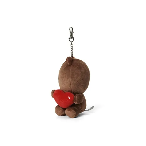 LINE FRIENDS Brown Bear Connie Rabbit Polyester Bag Accessories Unisex Heart-4