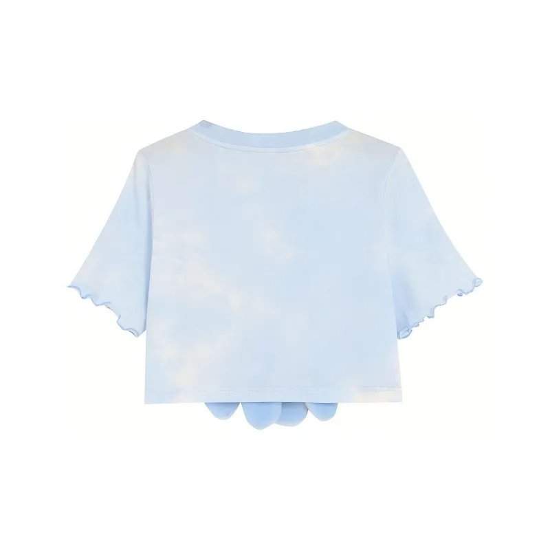 SNBL Crop Tops Women's Blue-1