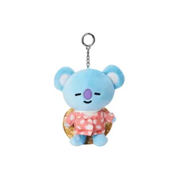 LINE FRIENDS BT21 Polyester Pendant Bag Accessory Unisex Blue/Pink Red