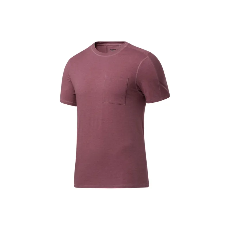 Reebok Lm Ss Pocket Tee T-Shirt Men's Red-2