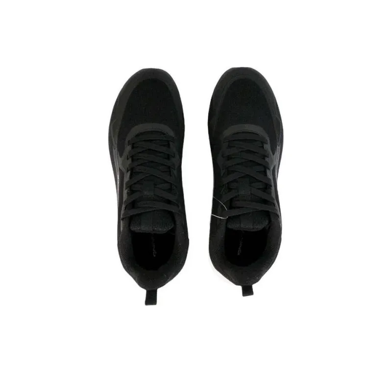 361° Cushioning Wear Resistant Low Top Running Shoes Women's Black White-3