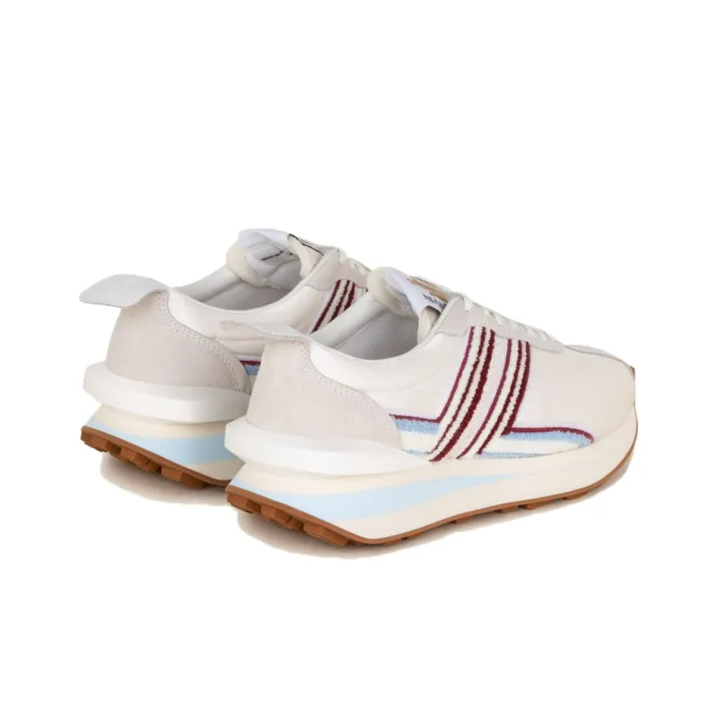 Lanvin Bumpr Sneaker Ecru Blue Women's-4
