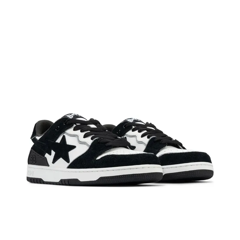 A BATHING APE SK8 Wear Resistant Low Top Skateboard Shoes Men's Black-2