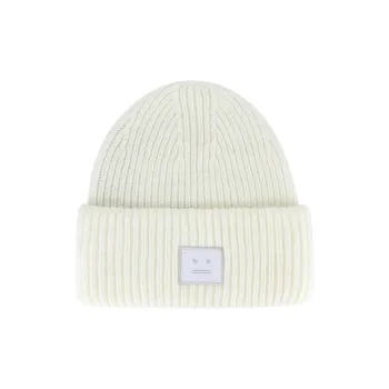 Lackpard Wool Knitted Fabric Beanies Unisex
