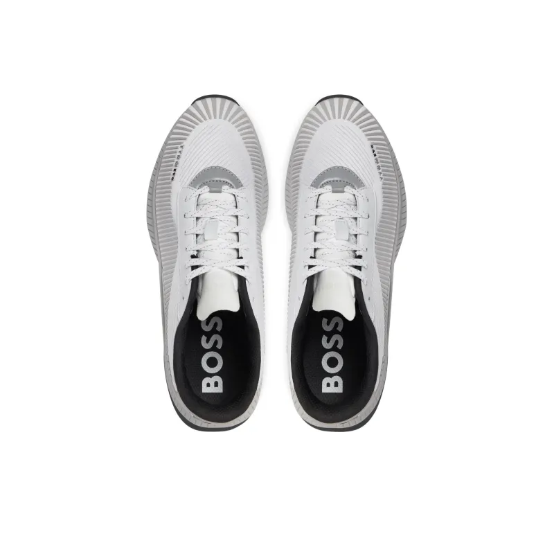 BOSS Logo-plaque Lace-up Sneakers-3