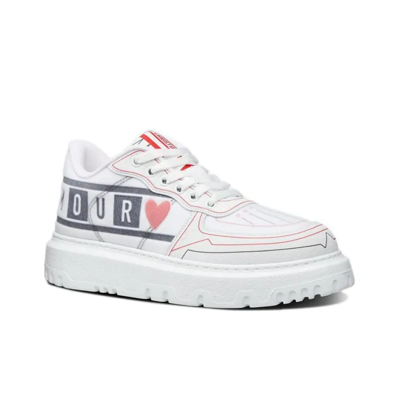 DIOR Addict Sneaker 'DIORamour D Chess Heart White' Women's-2