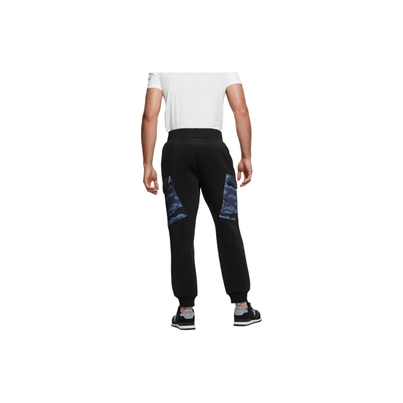 GUESS Derych Cargo Pants Casual Pants Men's Black-1