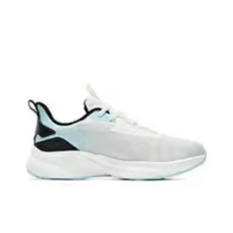 QIAODAN Swift 2.0 Wear resistant And Lightweight Low Top Running Shoes Men's White Blue-1