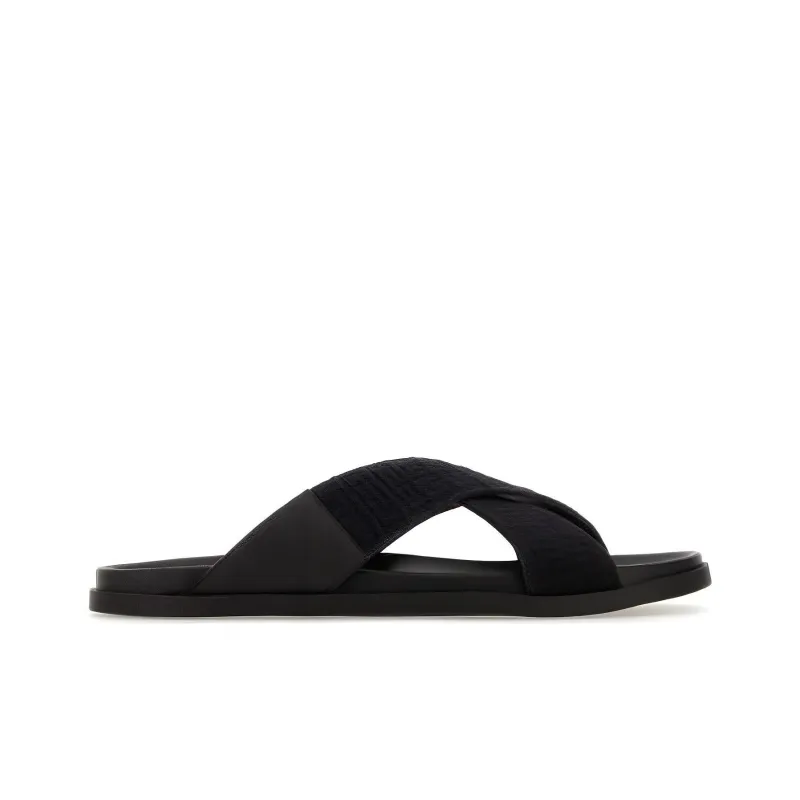 Givenchy Crossed Straps Slide 'Black'-1