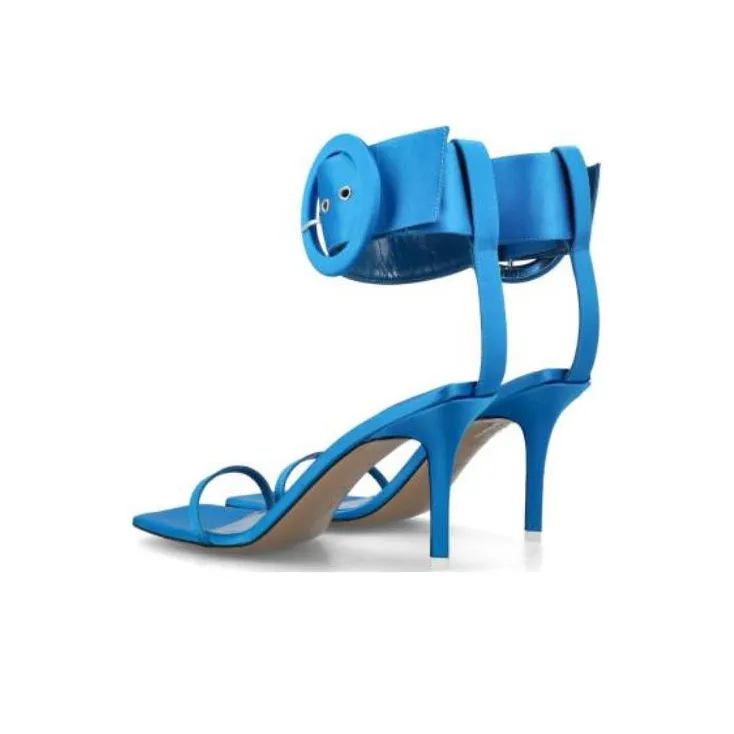 The Attico Open-toe Buckle-detail Sandals-2