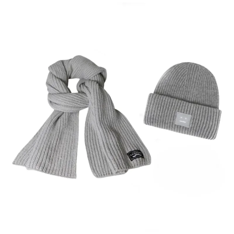 Lackpard Wool Knitted Fabric Beanies Unisex-10