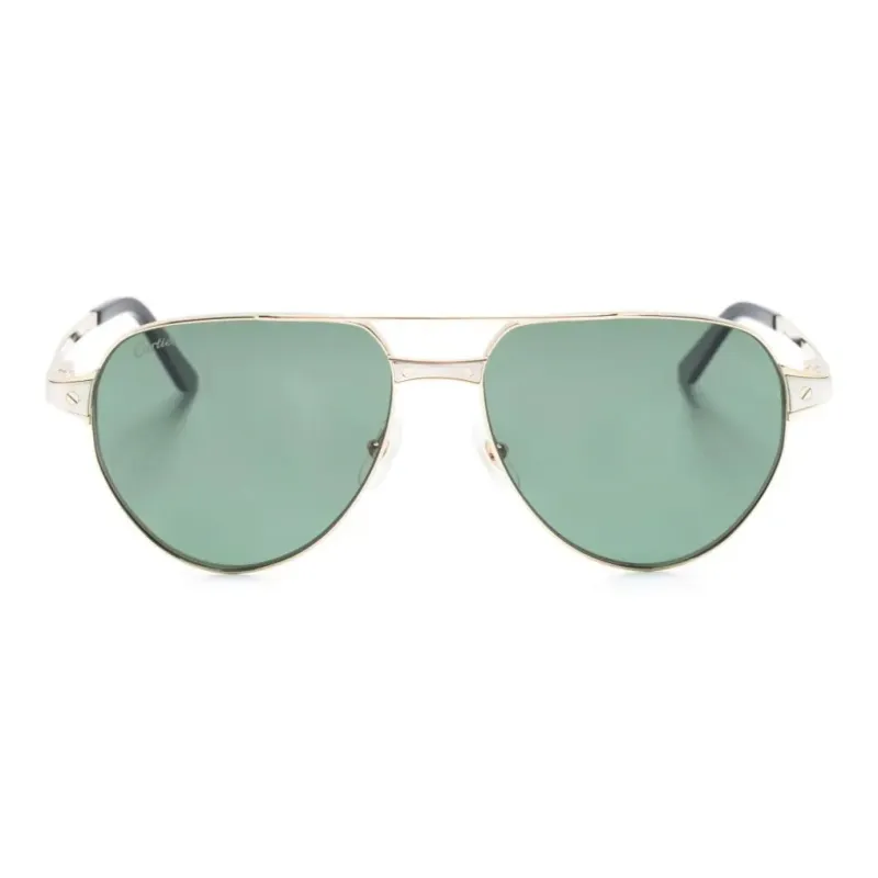 Cartier Santos De Cartier Navigator frame Sunglasses-1
